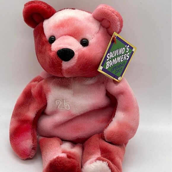 Salvino MLB Bammers 1999 Opening Day Mark Mcgwire Plush Teddy Bear (pre-owned) - Picture 2 of 3